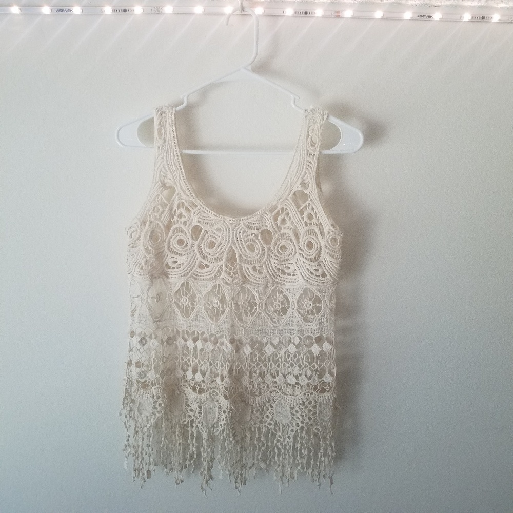 Crochet Fringe Top